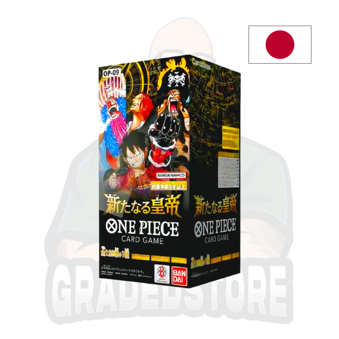 One Piece TCG Booster Box OP-09 "New Four Emperors" - Japanese Language, Sealed One Piece TCG Booster Box OP-09 "New Four Emperors" - Japanese Language, Sealed