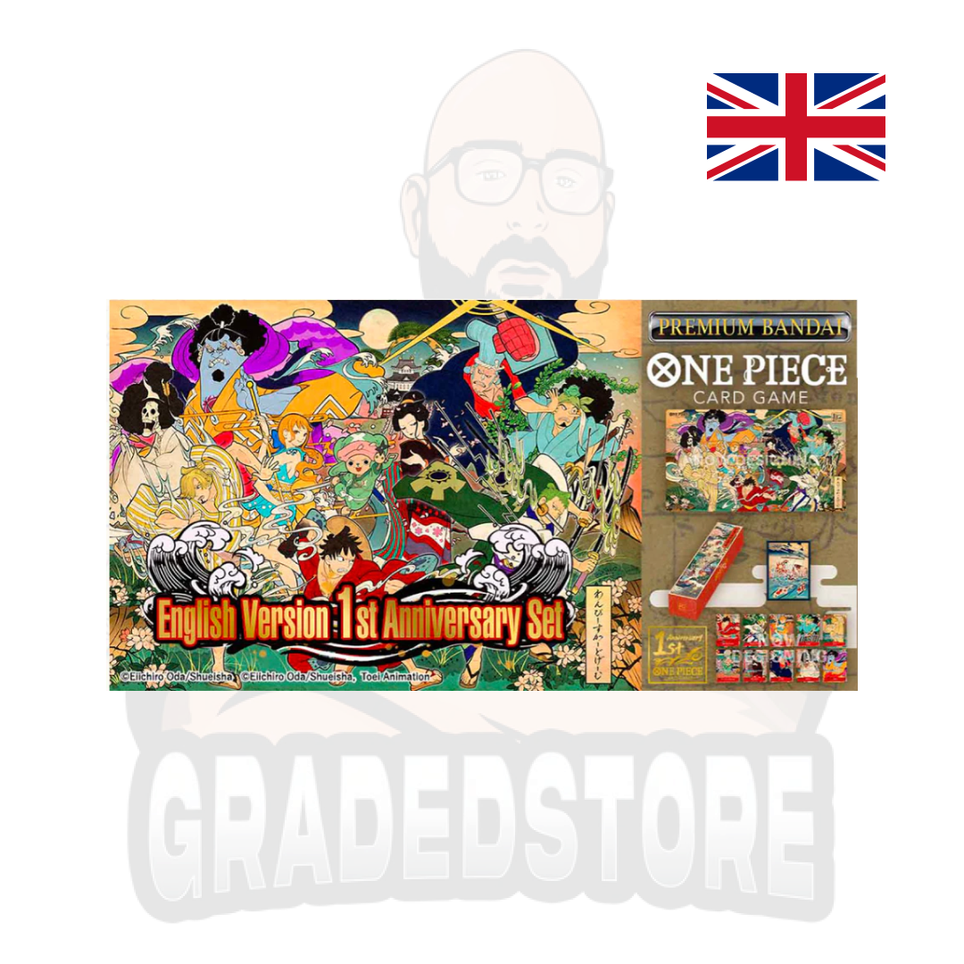 One Piece TCG - Version 1st Year anniversary set - Brown box (ENG) Gradedstore One Piece TCG - Version 1st Year anniversary set - Brown box (ENG) Gradedstore