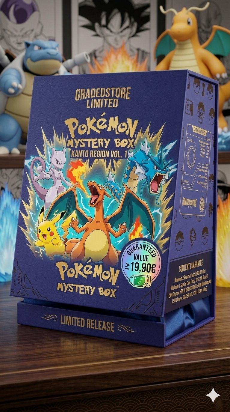 Gradedstore Limited: Pokèmon Mystery Box – Kanto Region Vol. 1