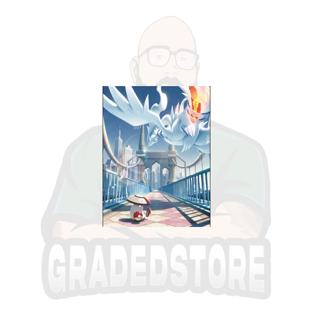 Pokémon Center Exclusive - Card Sleeves Isshu's Adventure: Reshiram & Amoonguss (64 sleeves)