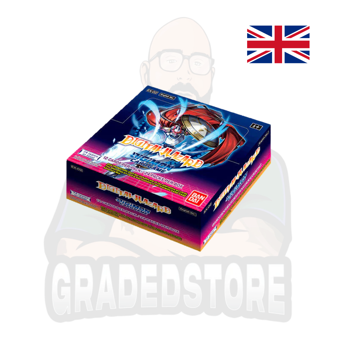 Box Digimon Card Game EX-02 Digital Hazard (ENG) Gradedstore Box Digimon Card Game EX-02 Digital Hazard (ENG) Gradedstore