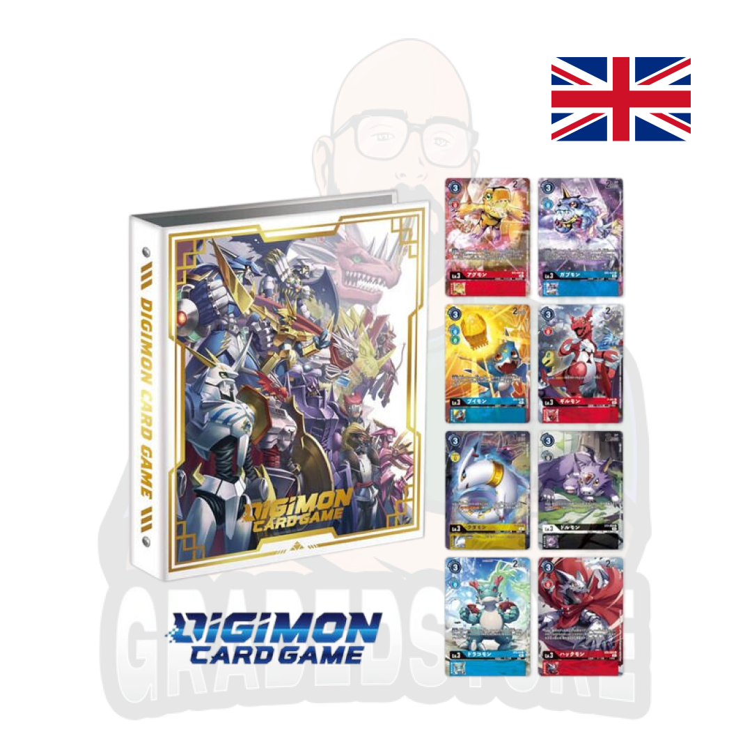 Digimon Card Game 9-Pocket Binder Set Royal Knights PB-13 (ENG) Gradedstore Digimon Card Game 9-Pocket Binder Set Royal Knights PB-13 (ENG) Gradedstore