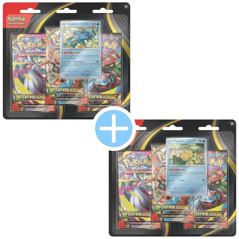 Pokèmon Megaevoluzione M1 Blister 3 Bustine ITA - Coppia