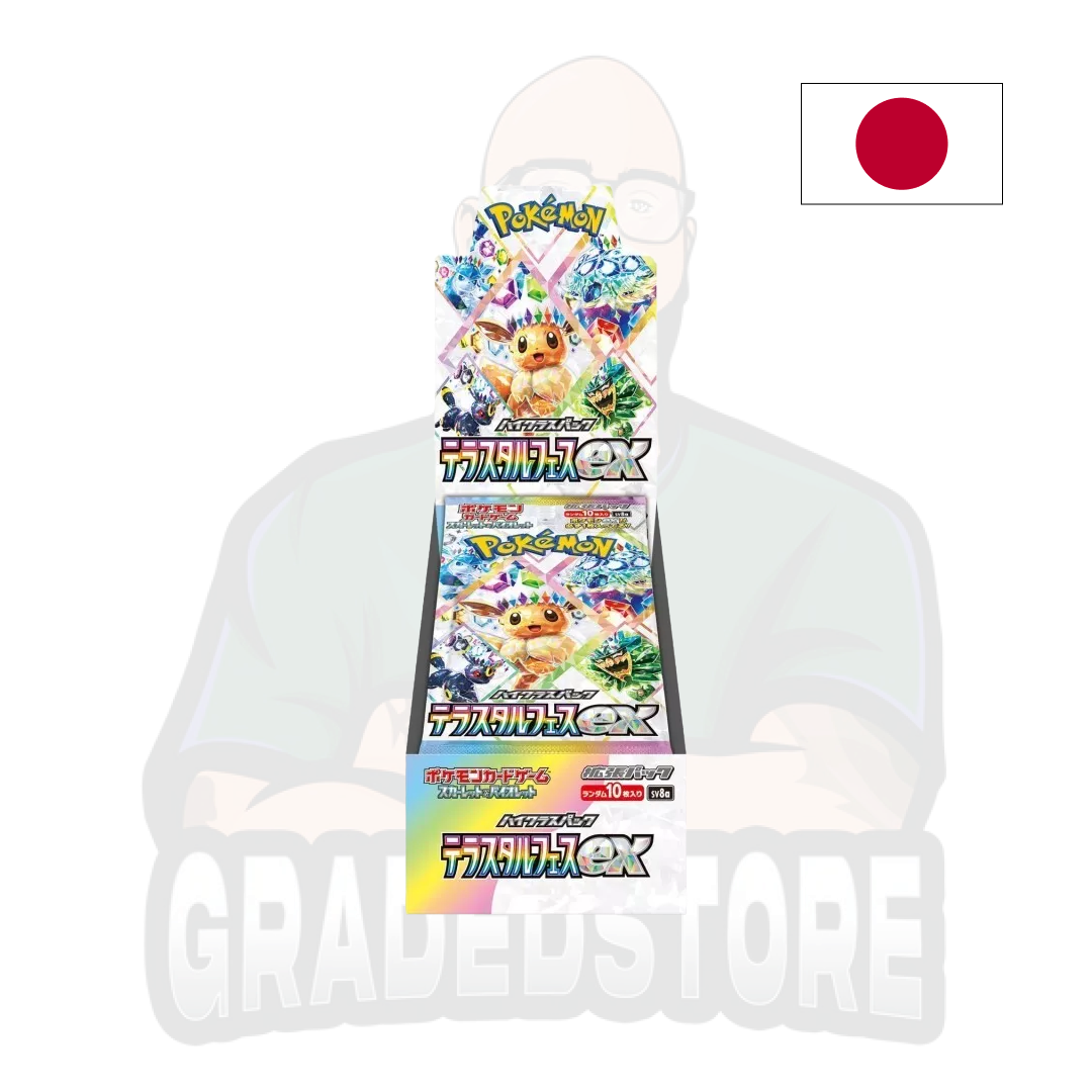 Terastal Fest Ex Sv8a Pokmon TCG: Terastal Festival Ex Booster Box ( Japanese) - SV8a Brand New Sealed Terastal Fest Ex Sv8a Pokmon TCG: Terastal Festival Ex Booster Box ( Japanese) - SV8a Brand New Sealed