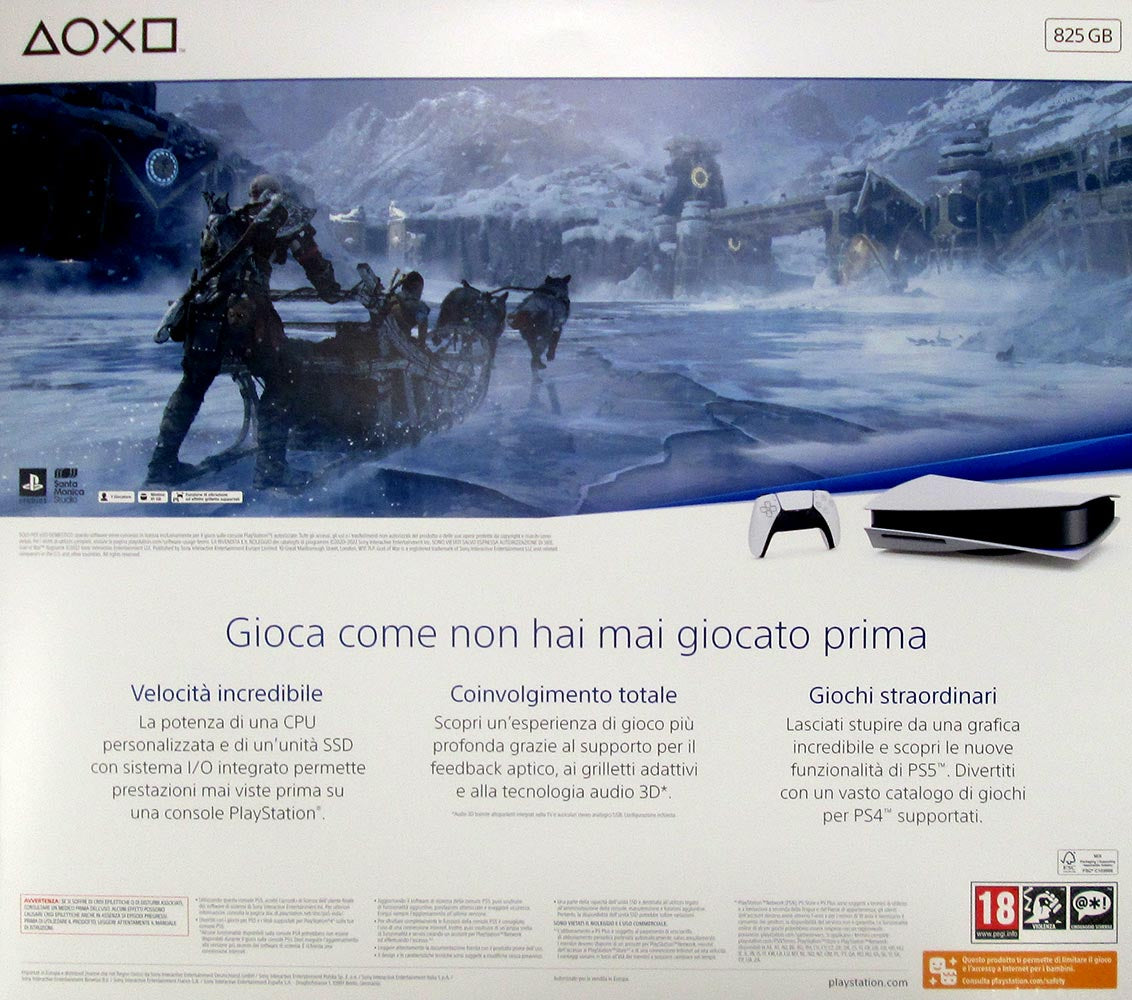 Playstation 5 + God of War Ragnarok C Chassis