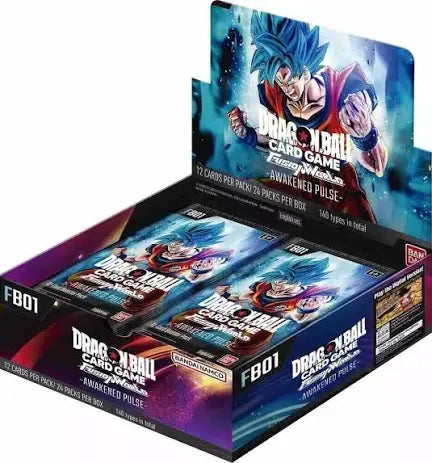 BANDAI Dragon Ball Super Card Game Fusion World 01 Awakened Pulse Box FB01 Eng