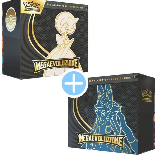 Pokèmon Megaevoluzione Set Allenatore Fuoriclasse Mega Lucario + Gardevoir ITA